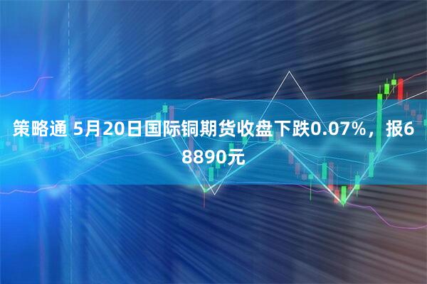 策略通 5月20日国际铜期货收盘下跌0.07%，报68890元