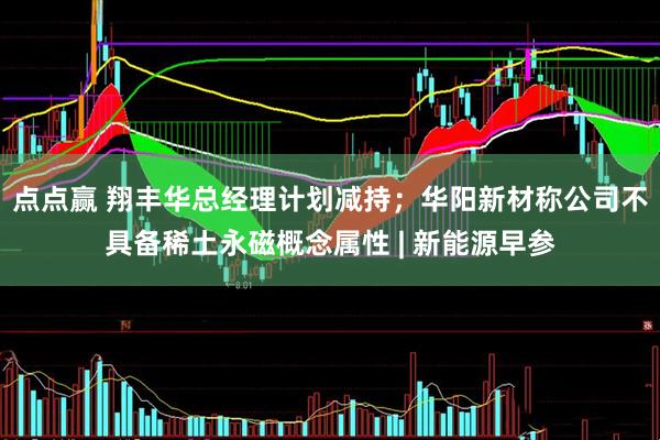 点点赢 翔丰华总经理计划减持；华阳新材称公司不具备稀土永磁概念属性 | 新能源早参