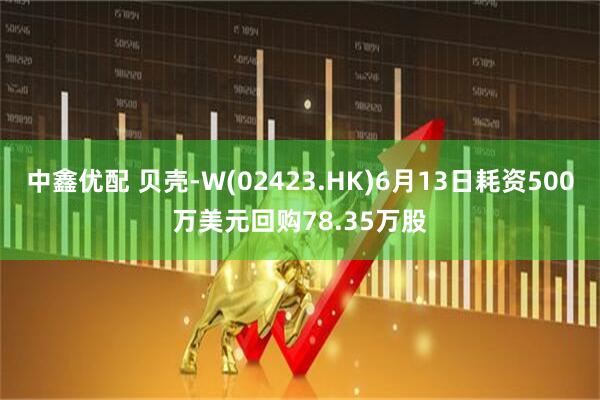 中鑫优配 贝壳-W(02423.HK)6月13日耗资500万美元回购78.35万股